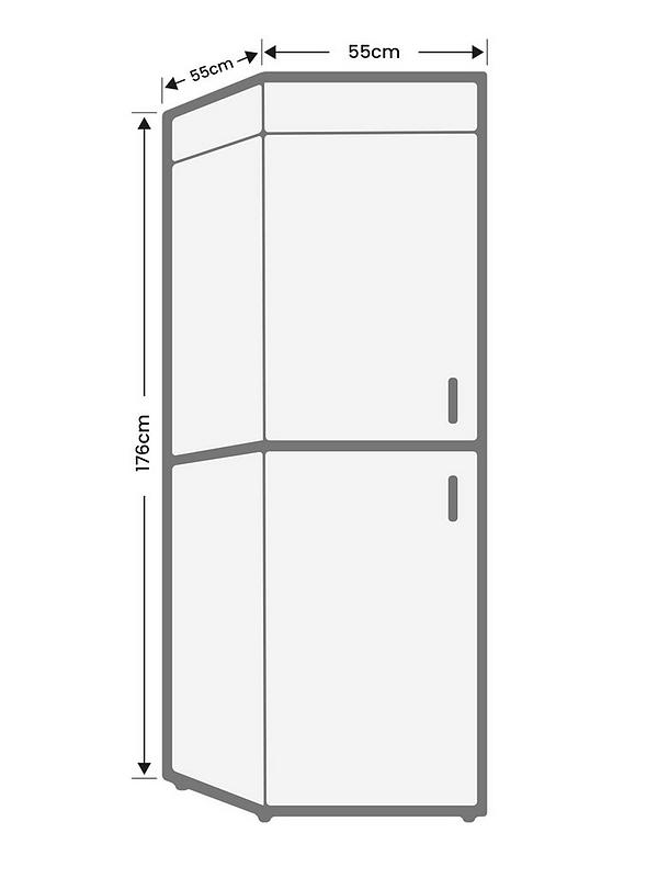 Hoover H-FRIDGE 300 HOCT3L517EWSK-1 55cm Wide, Low Frost Fridge Freezer with non-plumbed Water Dispenser - Silver - Image 7